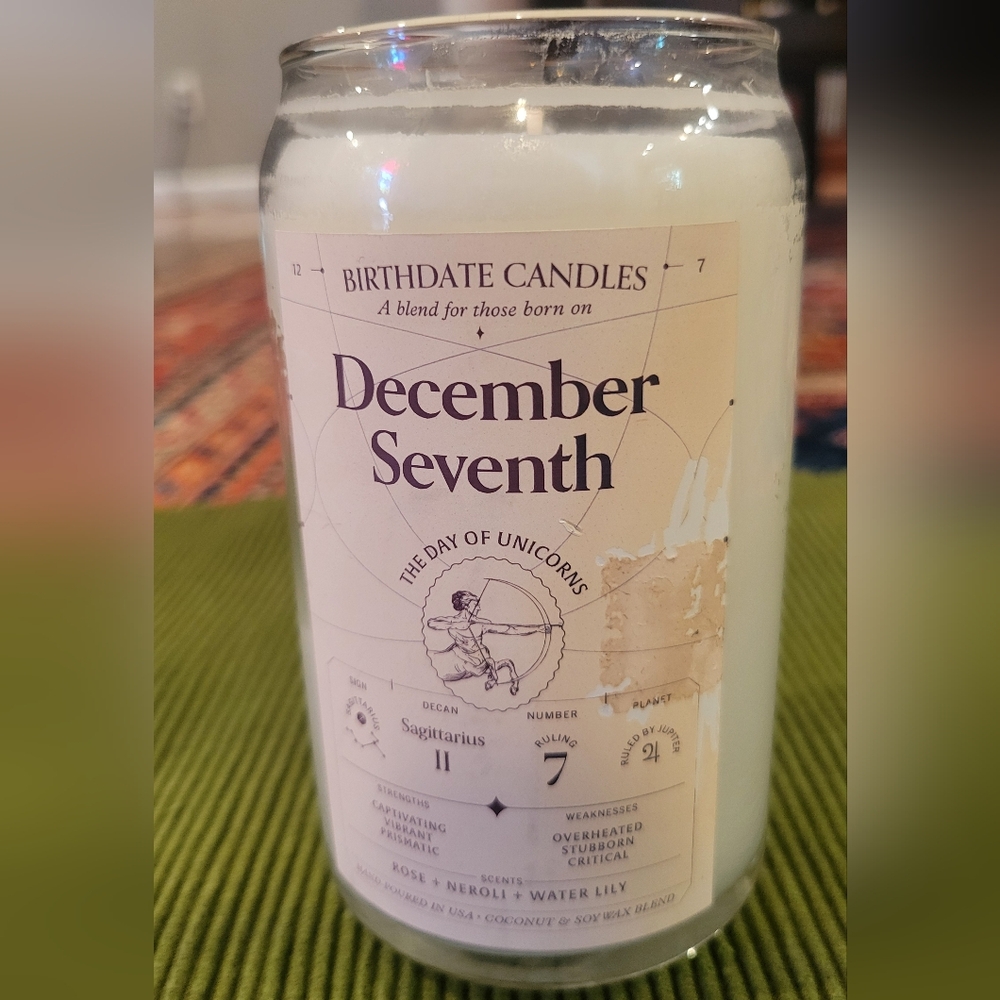 Birdbaths December Seventh Candle
